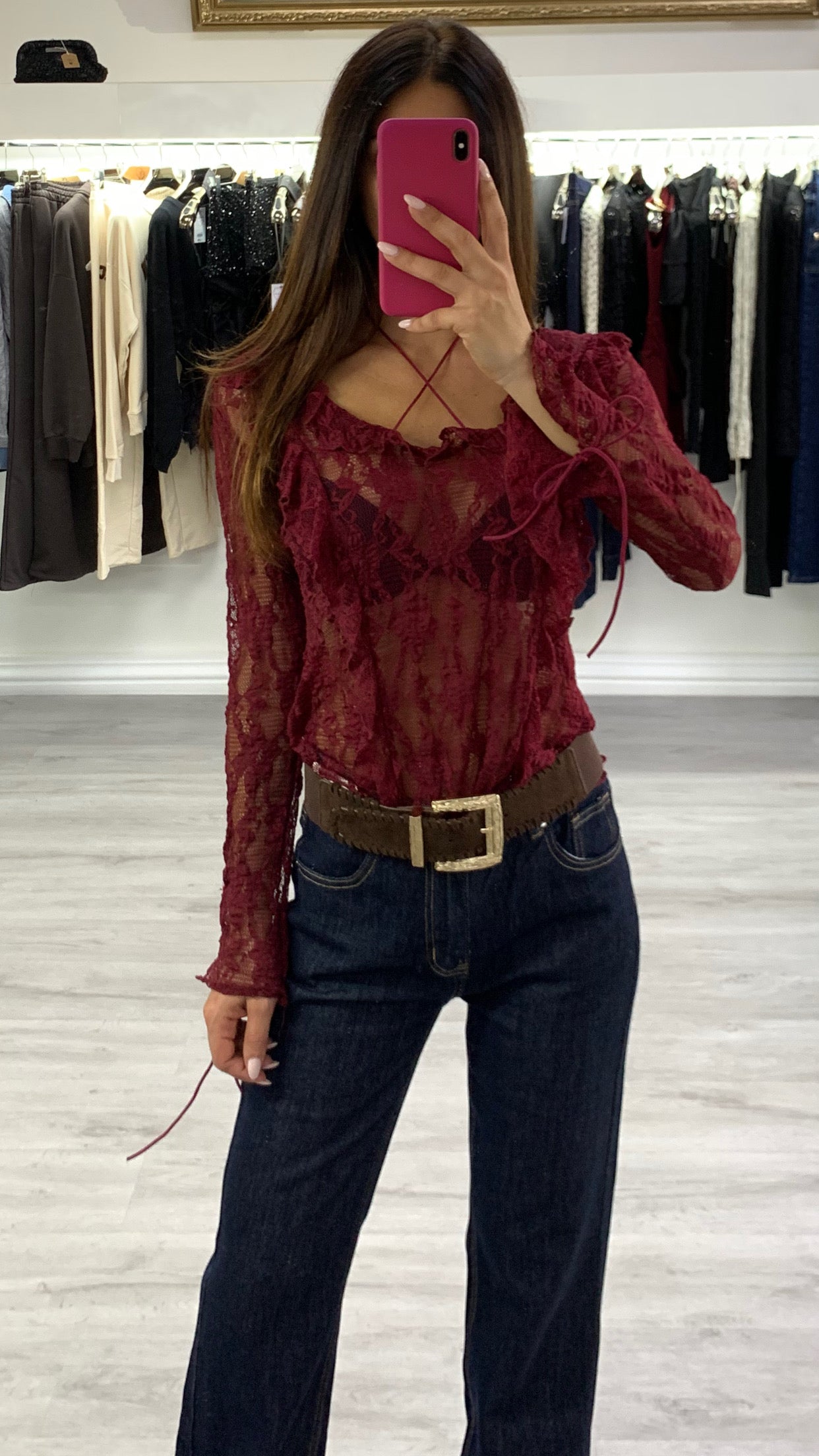 Maglia pizzo Manila