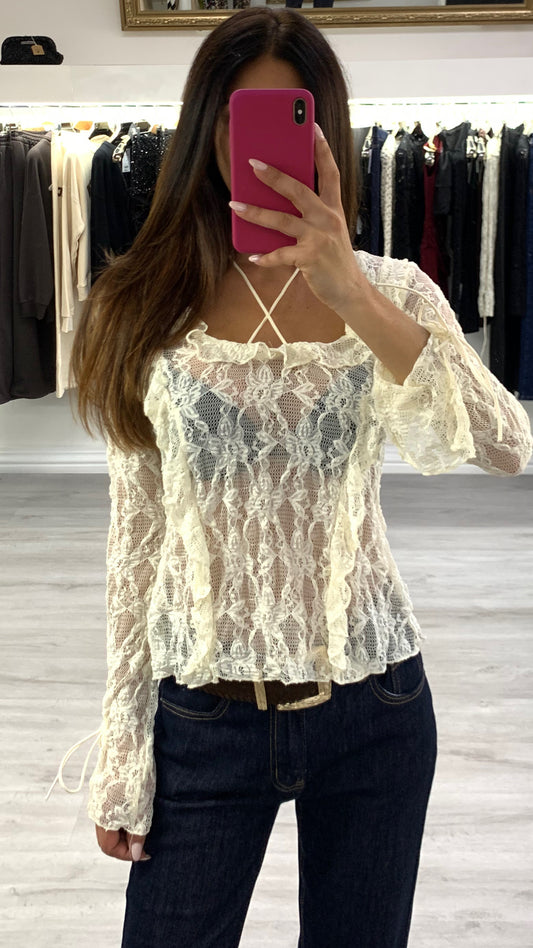 Maglia pizzo Manila