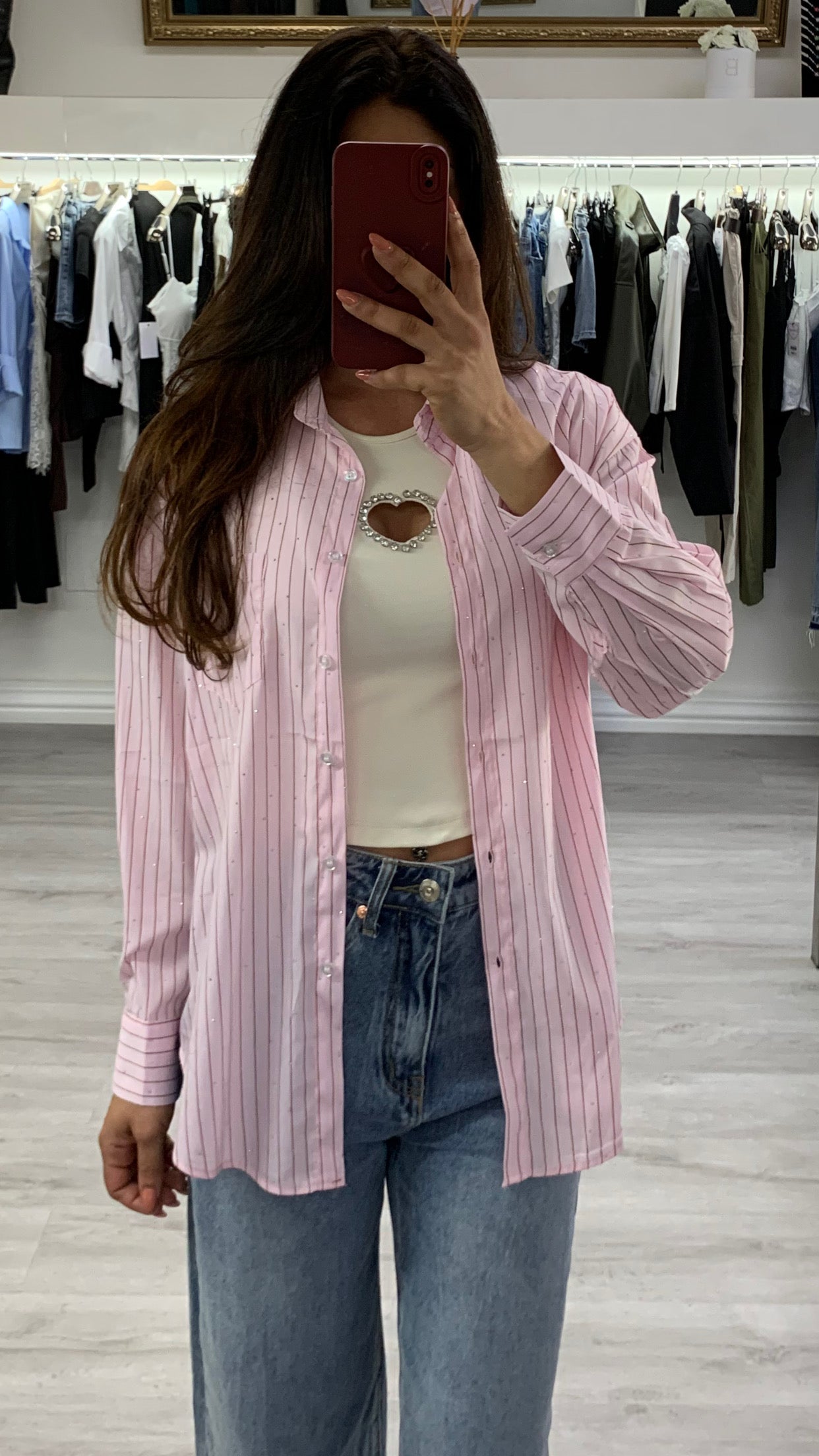 Camicia Anna rosa