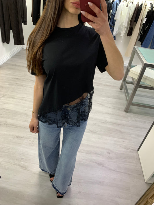 T-shirt pizzo Lumina