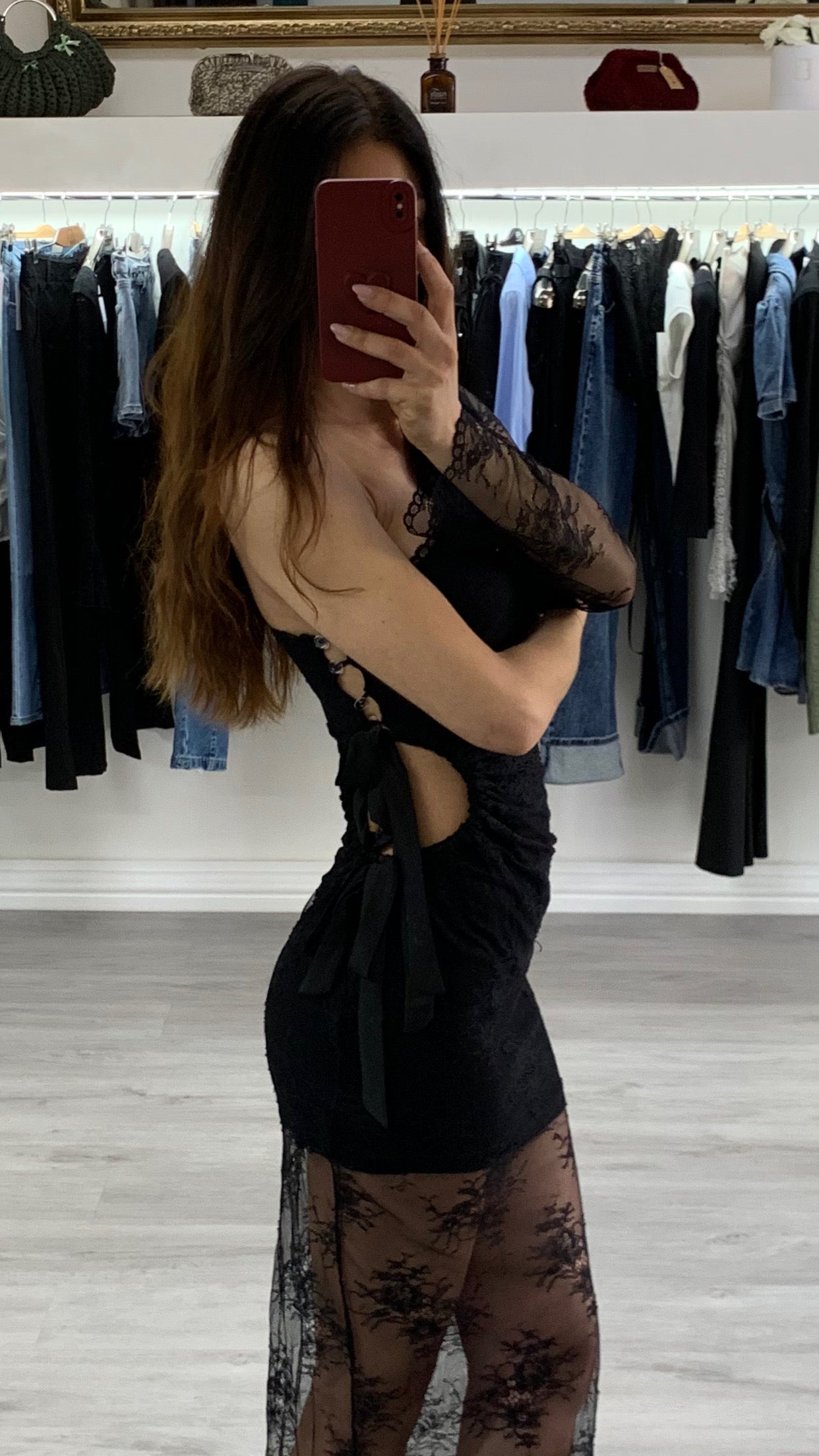 Abito pizzo Lumina