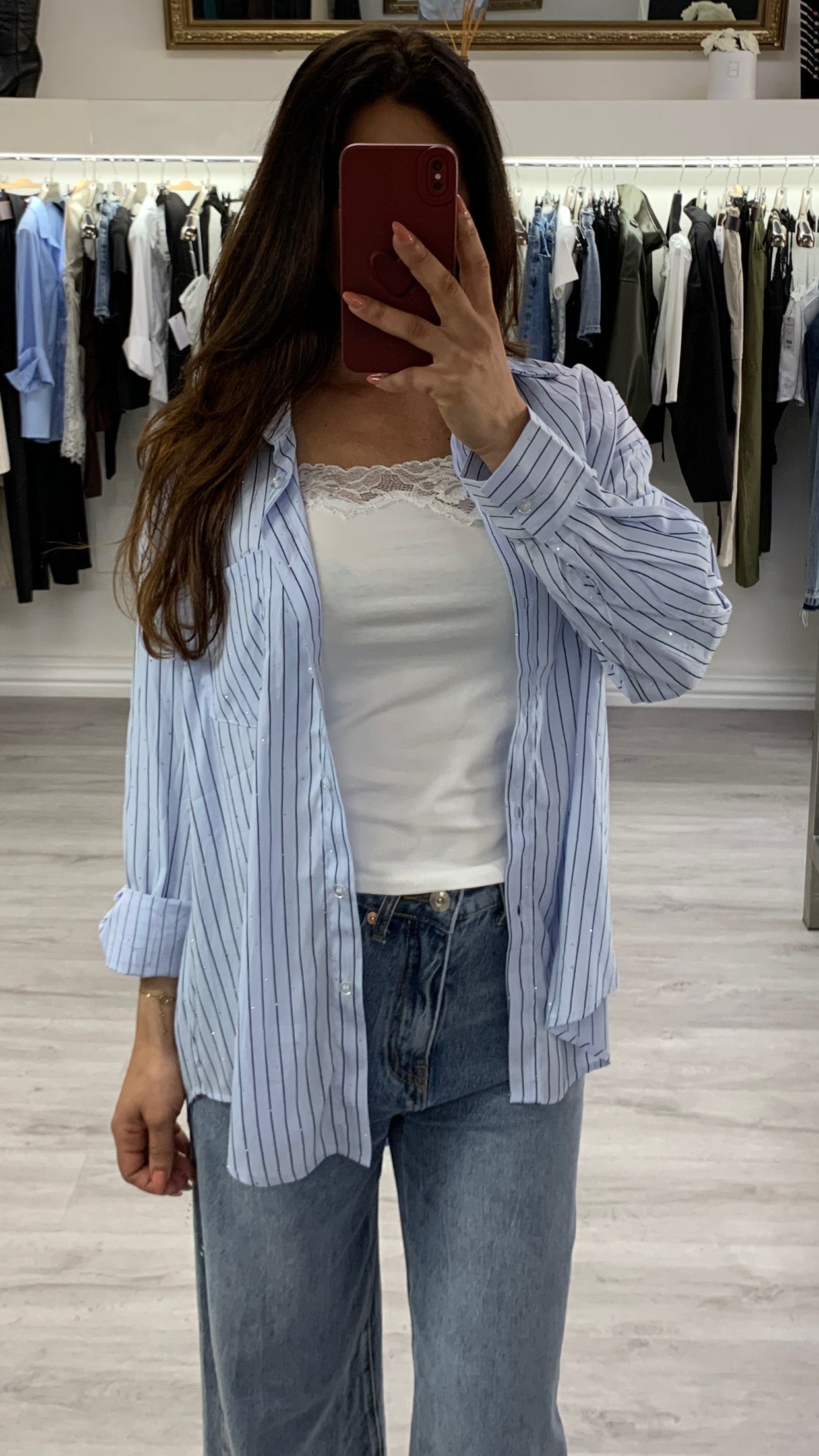 Camicia Anna azzurra