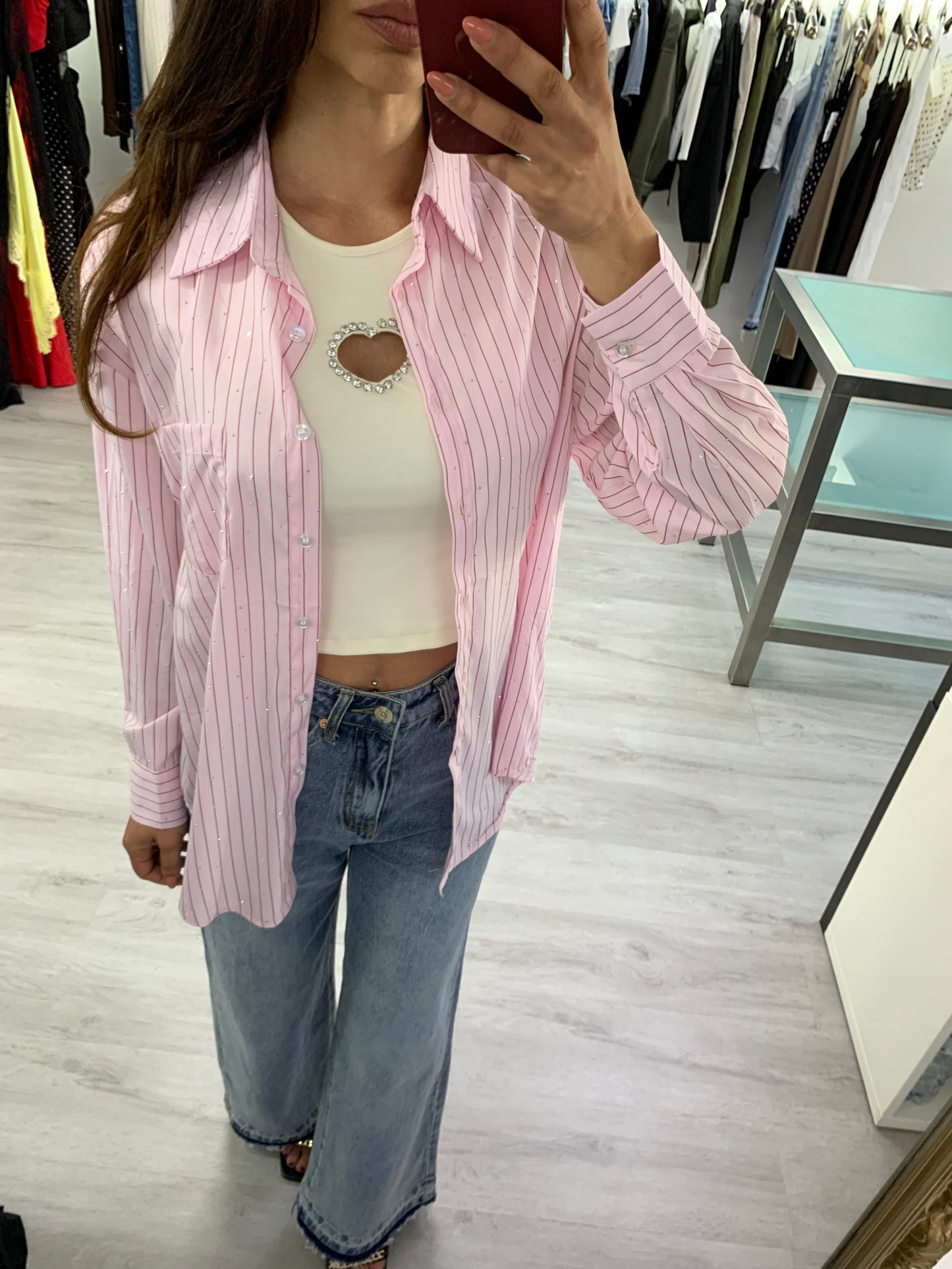 Camicia Anna rosa